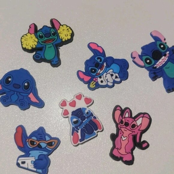 Stitch Shoe Charms, Set Of 7 - Picture 1 of 8